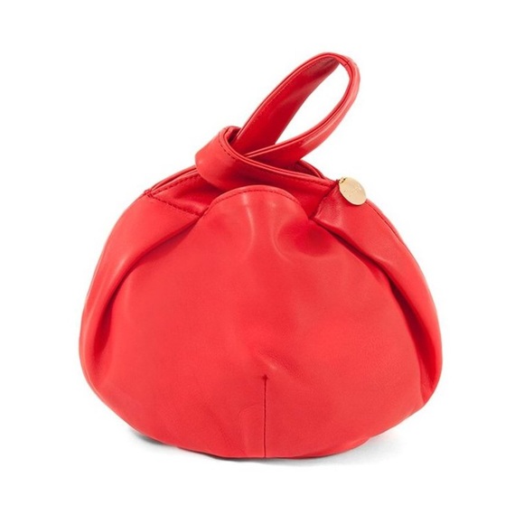 Clare V Handbags - Clare Vivier Red Chou Chou Wristlet